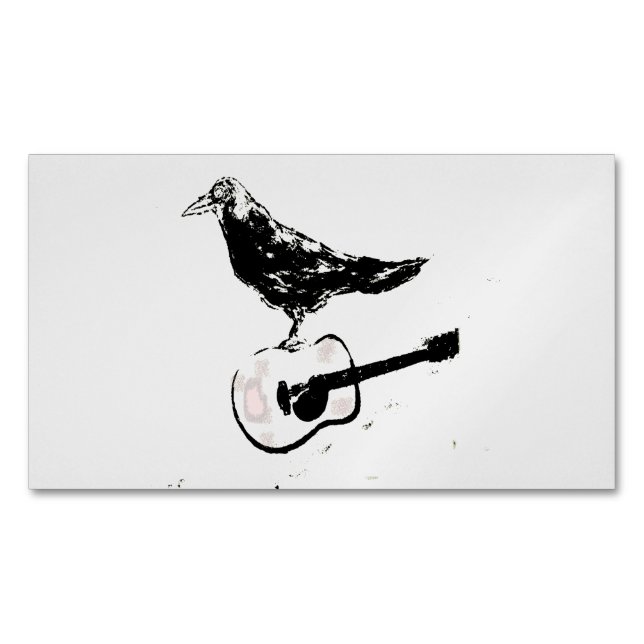 Raven Business Card Magnet (Front)