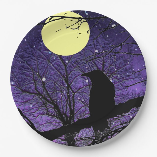 Raven by Alexandra Cook aka Linandara Paper Plates (Front)