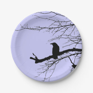 Raven by Linandara Mauve Paper Plates