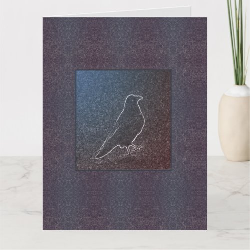 Raven by Moonlight Greeting Card