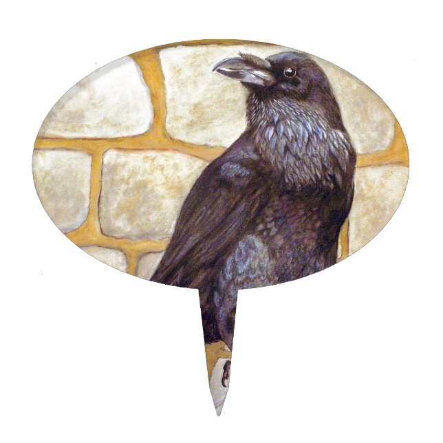 Raven Cake Topper (Front)