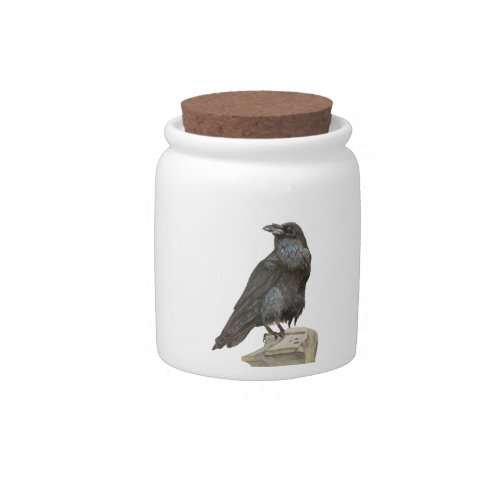 Raven Candy Jar