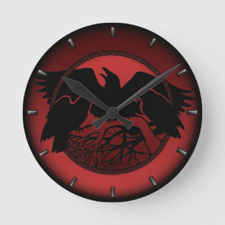 Raven Clock Native Raven Art Wall Clock Bird Gift