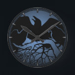 Raven Clock Native Raven Art Wall Clocks & Gifts<br><div class="desc">Raven Art Clock & Crow Art Decor Wall Clocks Spirit Animals Gifts Original Raven / Crow Wildlife Art Clock Gifts Shirts & First Nations Wildlife Art Decor Ravens Customizable Crow & Raven Bird Native Wildlife Gifts for Men Women Kids Friends Family Home & Office Aboriginal Spirit Animal Clocks Click "Customize"...</div>