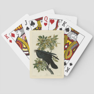 Raven (Common Raven) from Audubon Birds of America Poker Cards