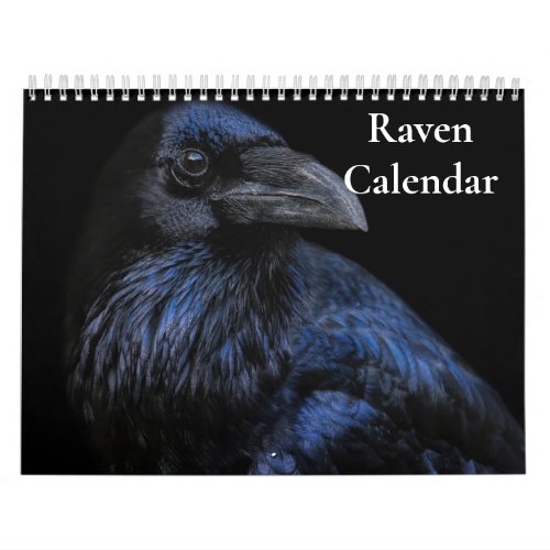 Raven Crow Calendar 2024