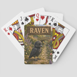 Raven Cute Baby Storybook Nursery Animal Poker Cards