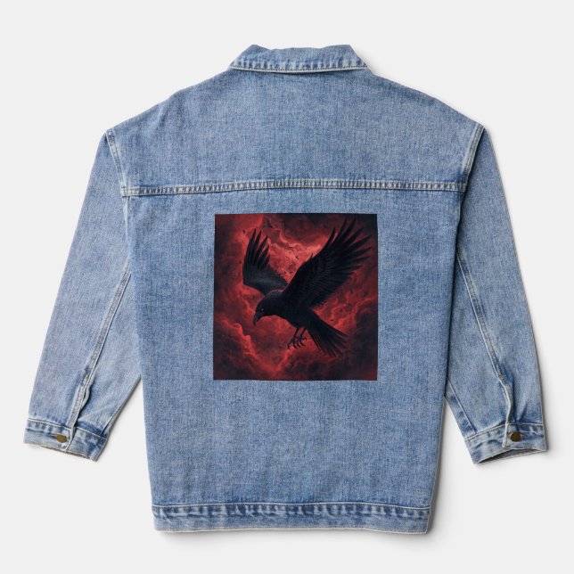 Raven Denim Jacket (Back)