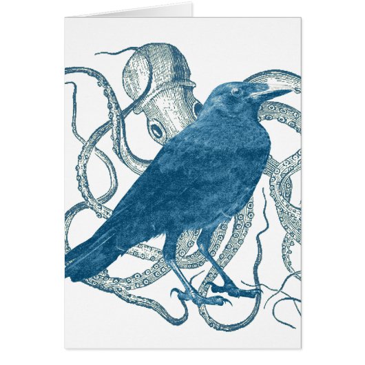 Raven Dream of Octopus Cards (Front)