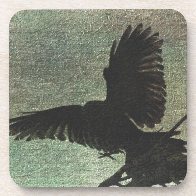 Raven Drink Coaster (Front)