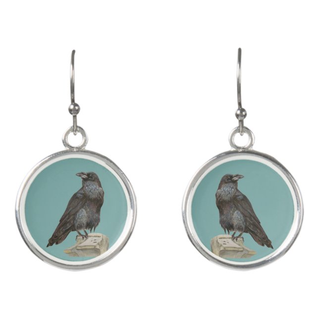 Raven Earrings (Front)