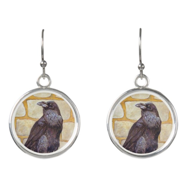 Raven Earrings (Front)