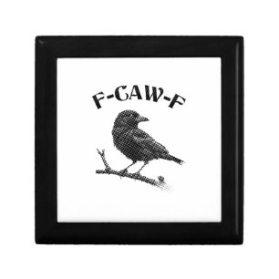 Raven F-CAW-F Halloween Minimalist Gift Box