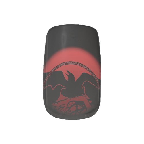 Raven Fingernails Cool Native Raven Decor Minx Nail Wraps