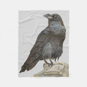 Raven Fleece Blanket