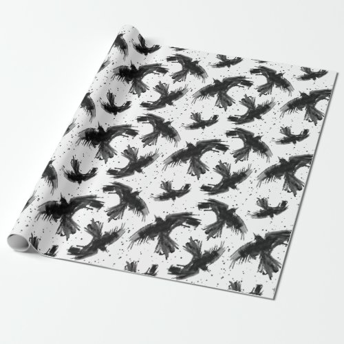 Raven Flight Wrapping Paper