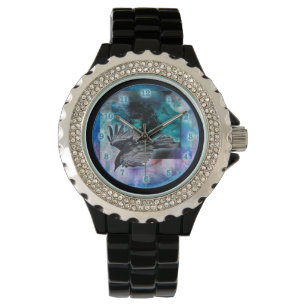 RAVEN FULL MOON NIGHT FLIGHT WATCH