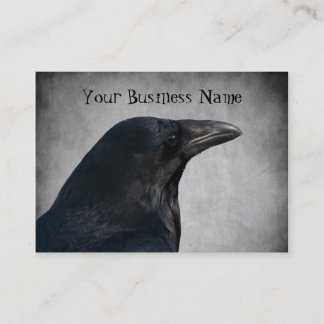 Raven Glamour Shot Business Card
