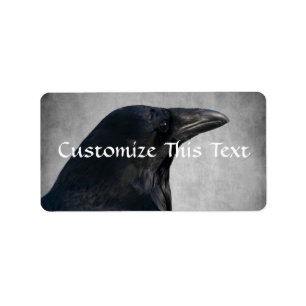 Raven Glamour Shot Label