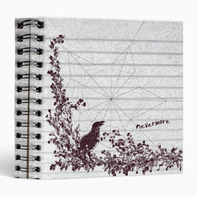 Raven Goth Grunge Binder (Front/Spine)