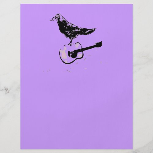 raven guitar song flyer