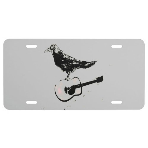 raven guitar song license plate