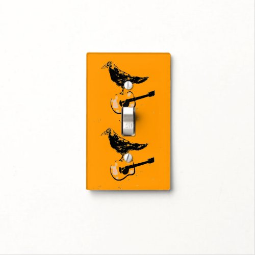 raven guitar song light switch cover