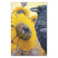 Sunflower Tissue Paper - Extra Large for Decoupage