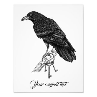 Raven keeper of the keys	 photo print