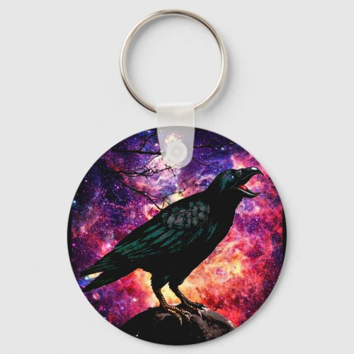 Raven  keychain
