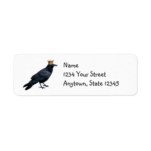 Raven King Return Address Labels
