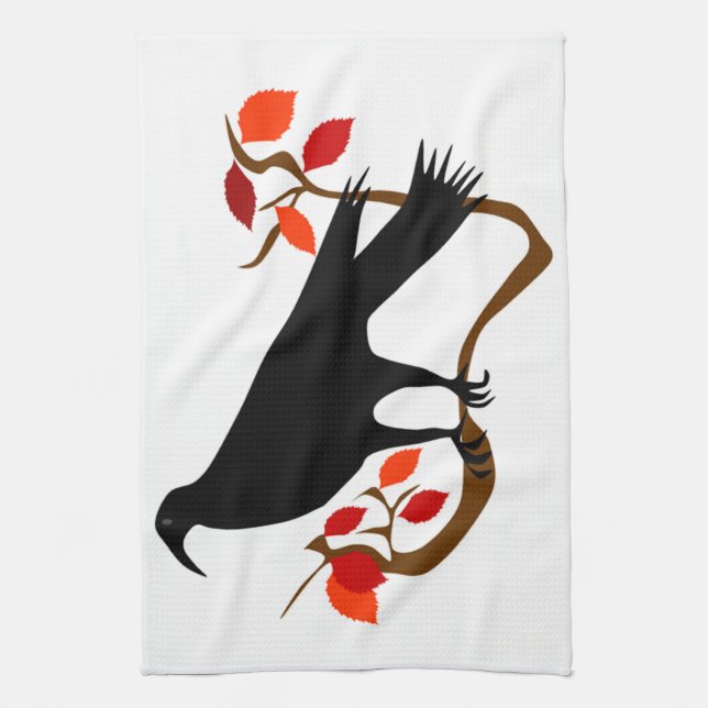 Raven Kitchen Towel (Vertical)