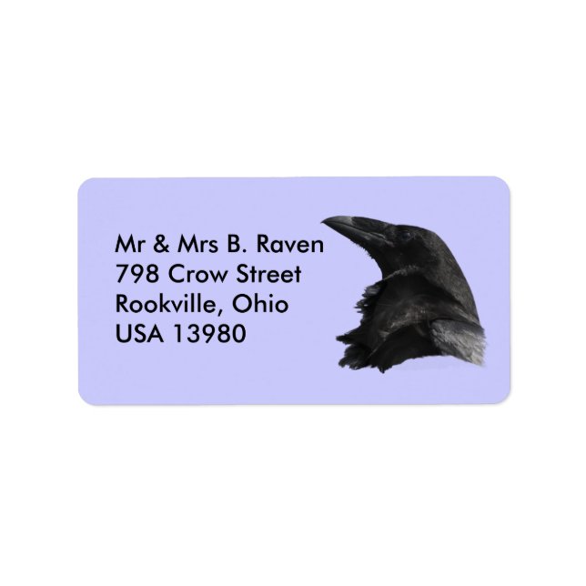 Raven Labels (Front)