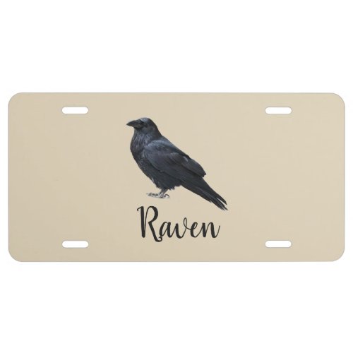 Raven License Plate