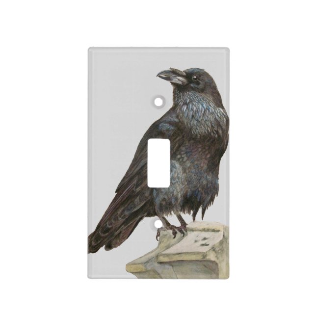 Raven Light Switch Cover (Front)