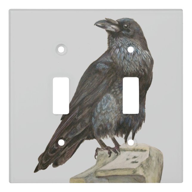 Raven Light Switch Cover (Front)