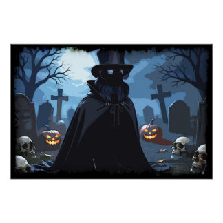 Raven Lord - Halloween Goth Design Poster