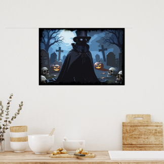 Raven Lord - Halloween Goth Design Poster