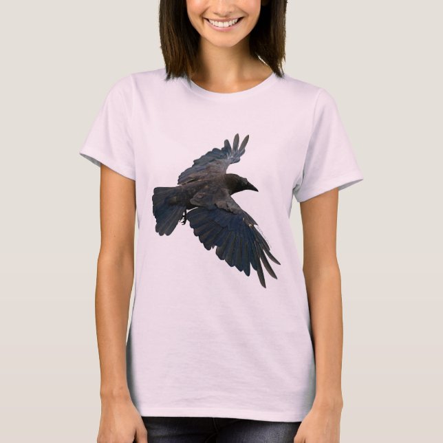 Raven-Lover Corvid Birdlife T-Shirt (Front)