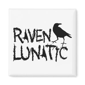Raven Lunatic Black Crow Magnet