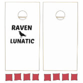 RAIN SPIRITS Raven & Totem Pole Cornhole Set