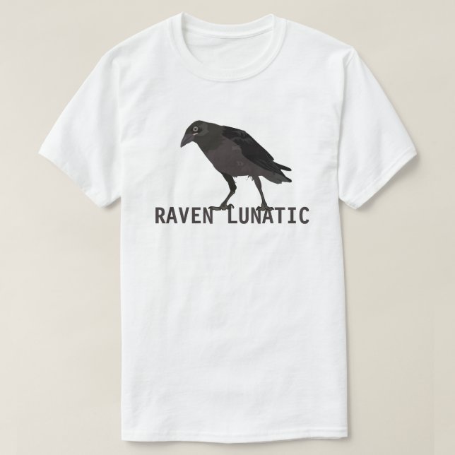 Raven Lunatic T-Shirt (Design Front)