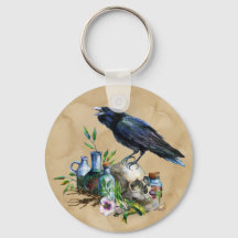 Raven Magick Keychain