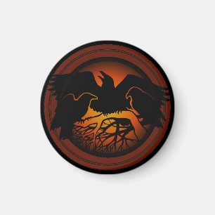 Raven Magnets Raven Native Art Fridge Magnet Gift