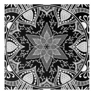 Raven Mandala Acrylic Print