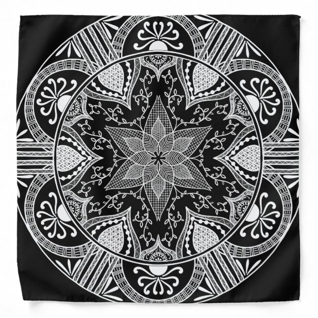 Raven Mandala Bandana (Front)