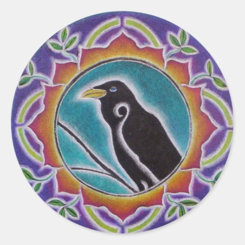 Raven Mandala Sticker