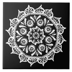 Raven Mandala Tile