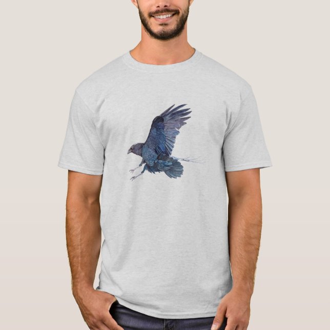 Raven Men's American Apparel T-Shirt (Front)