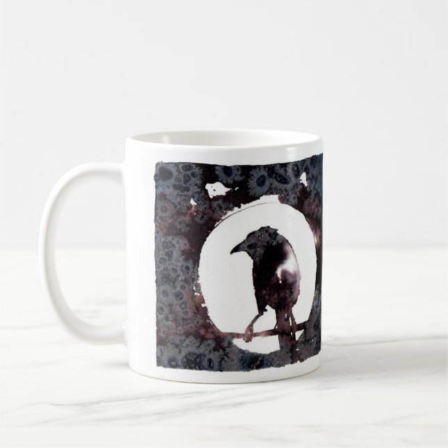 Raven Moon (front only) Coffee Mug (Left)